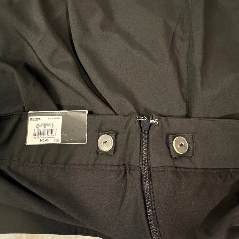 Fila Sport Skort Women Small Black Tru-Golf Wicking‎ Mid Rise Active MSRP: $40